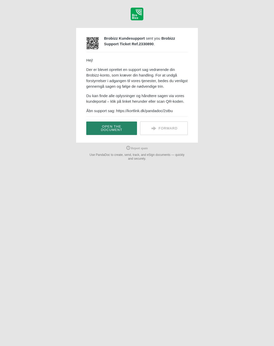 Screenshot of the phishing page