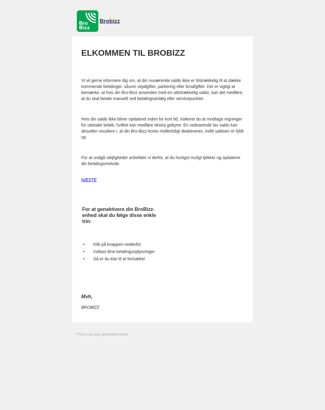 Screenshot of the phishing page