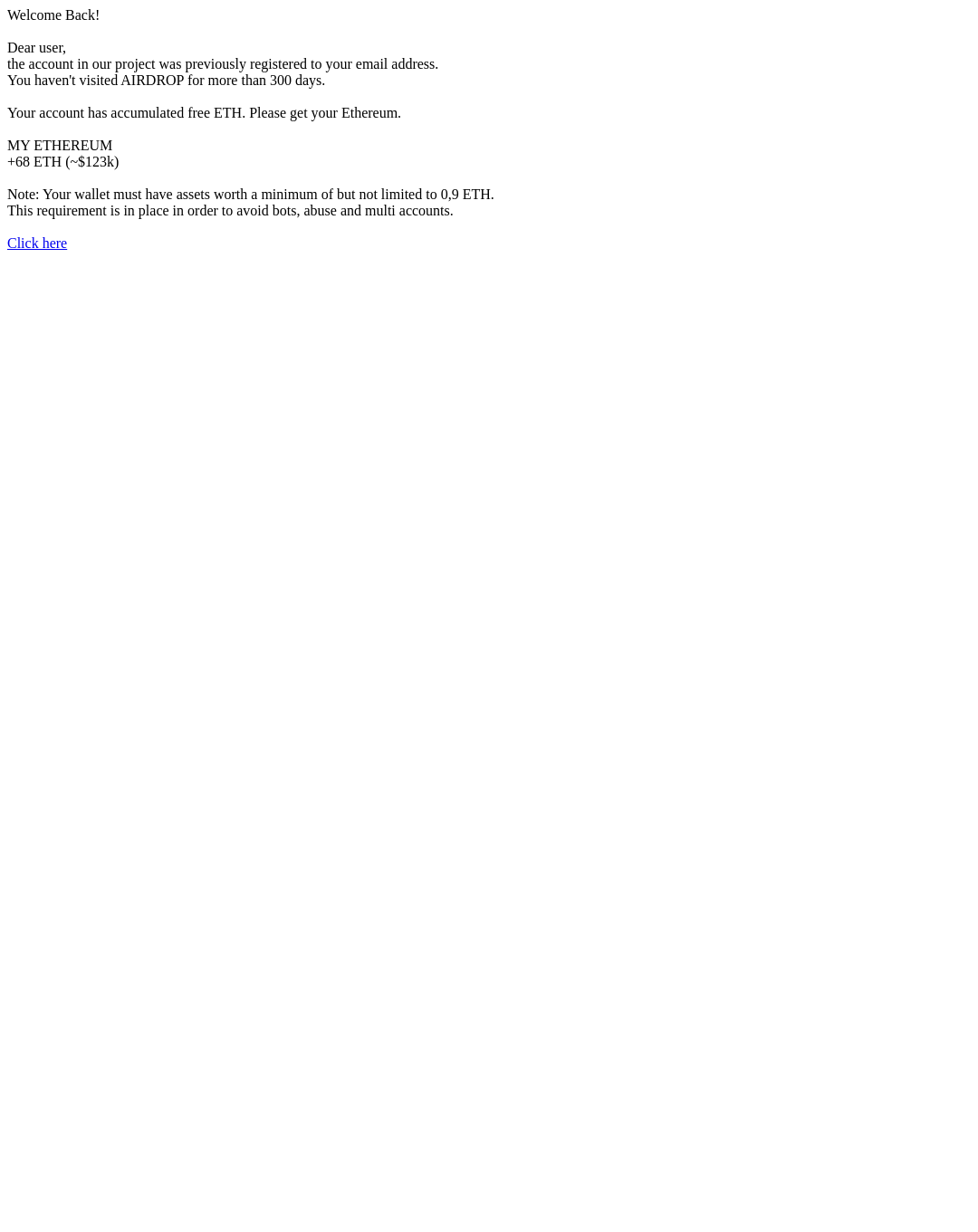 Screenshot of the phishing page
