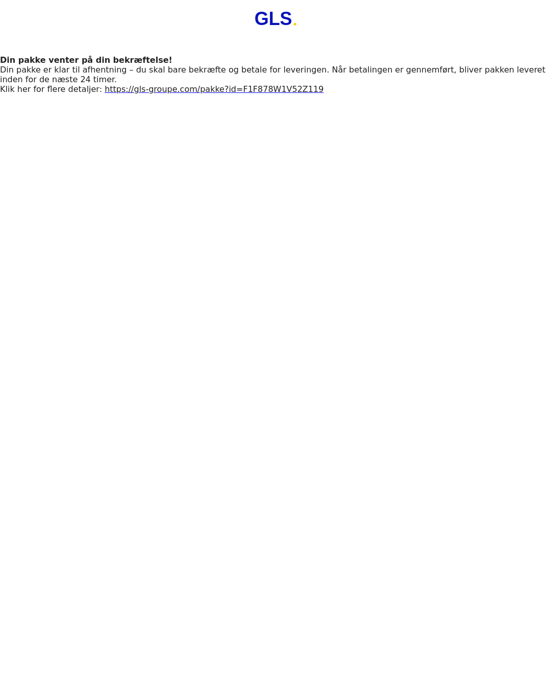 Screenshot of the phishing page