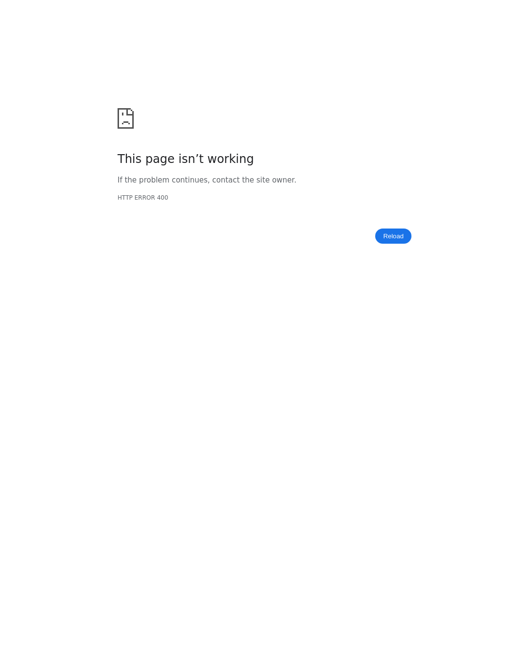 Screenshot of the phishing page